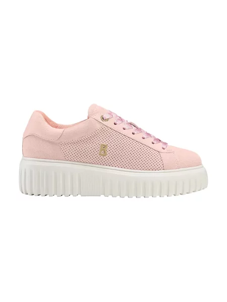 BOGNER SINGAPORE sneakers pentru femei din piele întoarsă roz