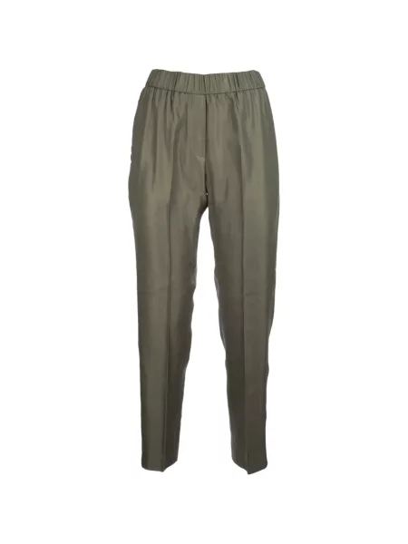 Pantaloni Peserico conici verde