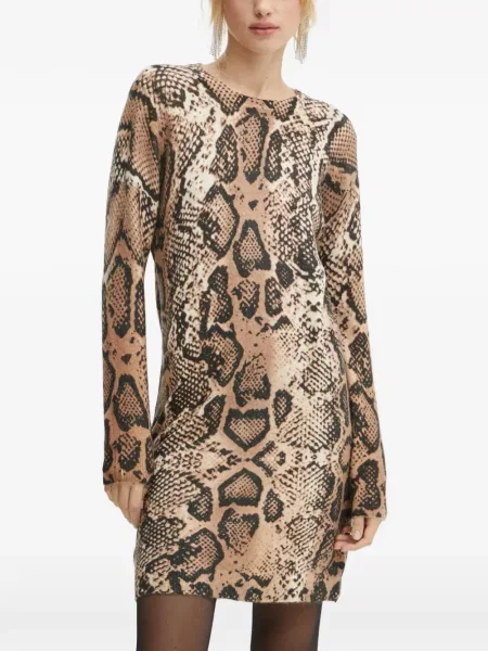 Lung rochie Morgan cu imagine cu model piele de șarpe