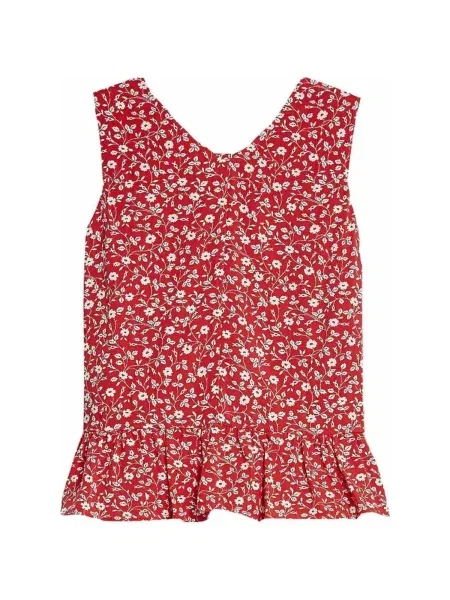 Top copii Tommy Hilfiger roșu