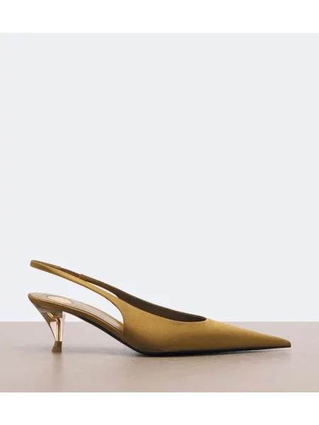 Lodičky Saint Laurent hnedá