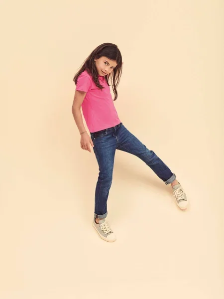 Tricou copii Fruit Of The Loom roz