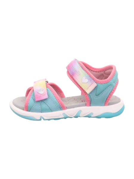 SUPERFIT Sandalai PEBBLES turkio rožinė / šviesiai rožinė geltona