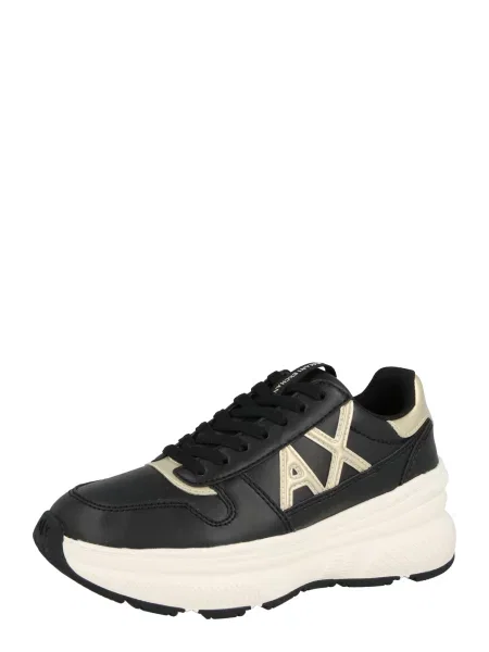 Sneakerși Armani Exchange negru