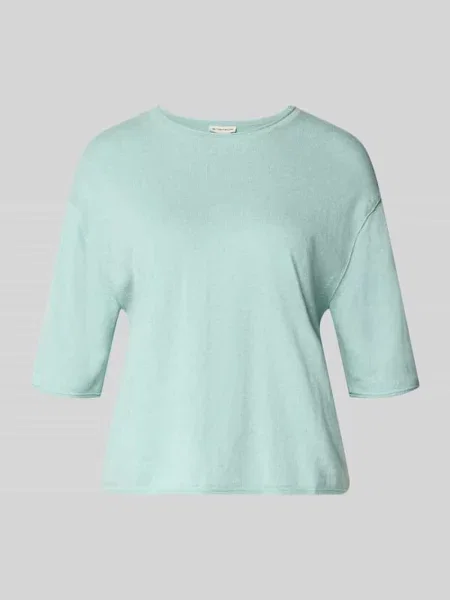 Oversized sweter z mieszanka bawełny i kaszmiru Tom Tailor