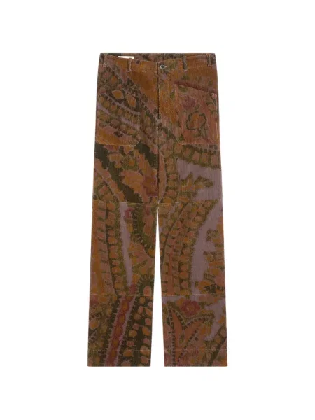 Pantaloni Dries Van Noten maro