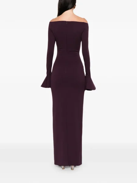 Rochie maxi Solace London de costum violet