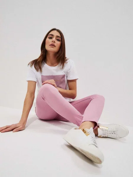 Pantaloni Marisse alb