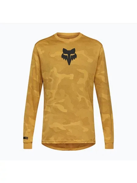 Cyklistické tričko Longsleeve Fox Racing Ranger Tru Dri bronze hnědé