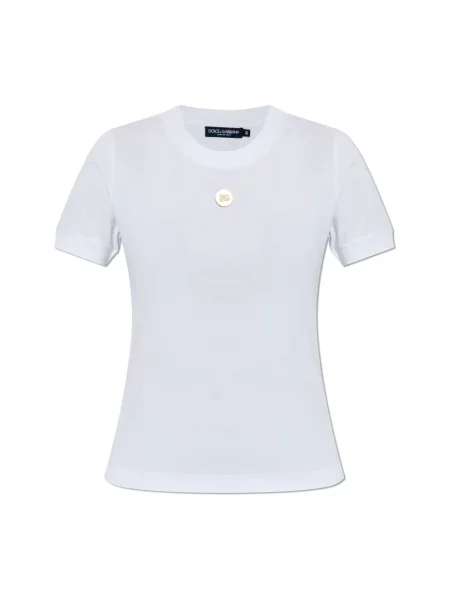 Koszulka Dolce And Gabbana z logo biała