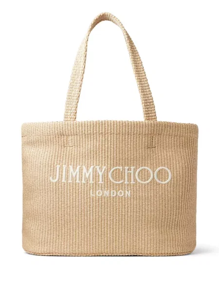 Haftowana torba plażowa Jimmy Choo
