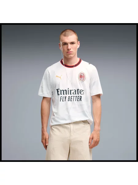 Džerzej tričko Puma biela