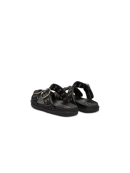 Papucs EMU Australia Bondi Buckle fekete