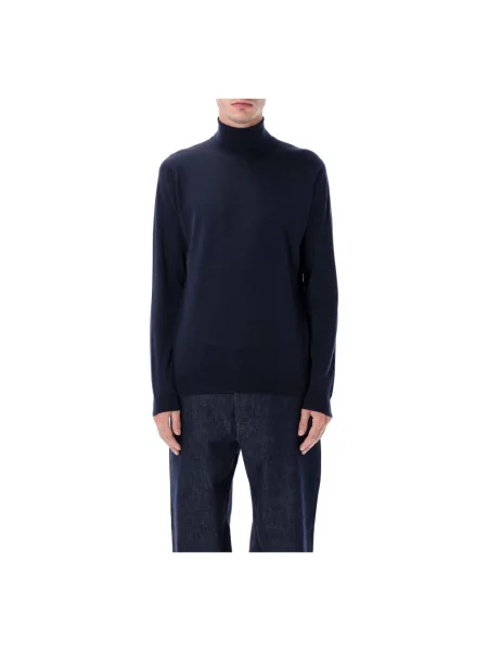 Sweter John Smedley wełniany czarny