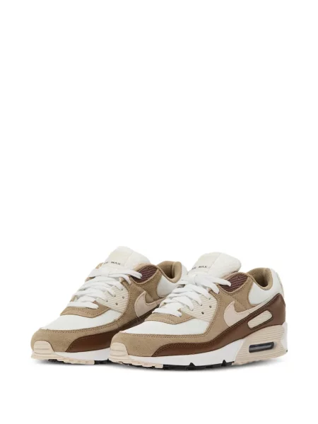 Gulerat lung cu centură sneakerși Nike Air Max 90 alb
