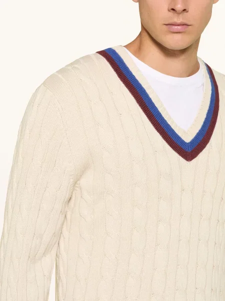 Strokesman's Sweter weiss