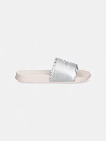 Calvin Klein Jeans natikači bazenski otroški roza