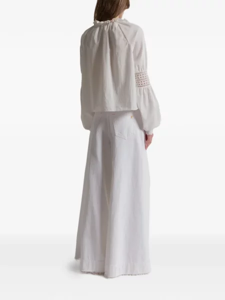 Blugi Alberta Ferretti alb