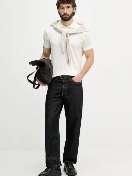 Karl Lagerfeld polo majica bež