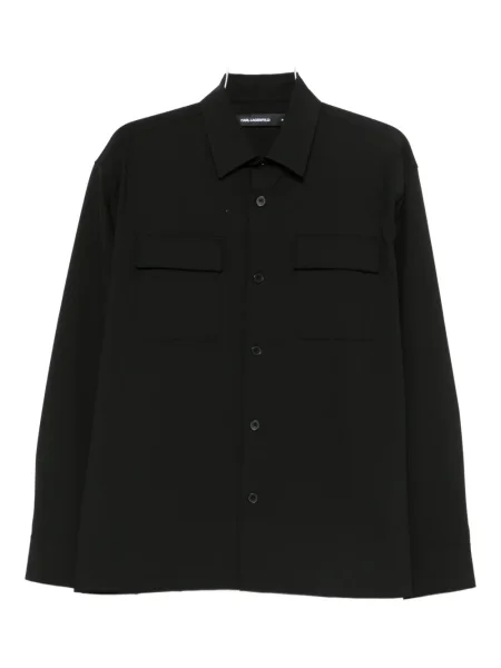 Cămașă Karl Lagerfeld casual negru