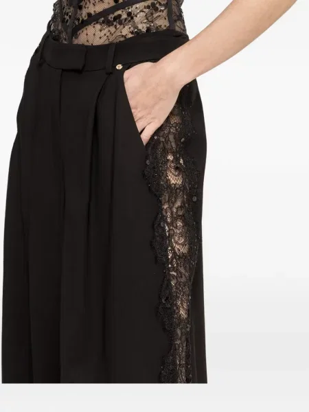 Spodnie Nissa koronkowe czarne