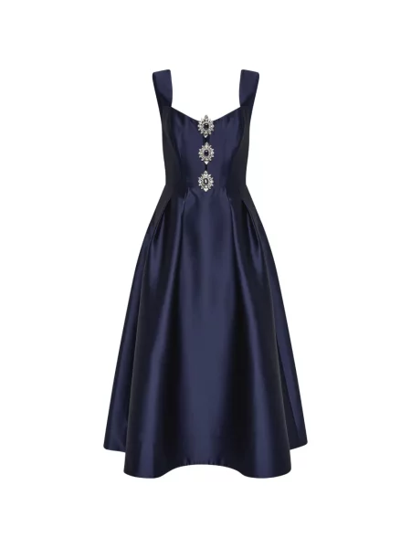 Rochie midi Rebecca Vallance albastru