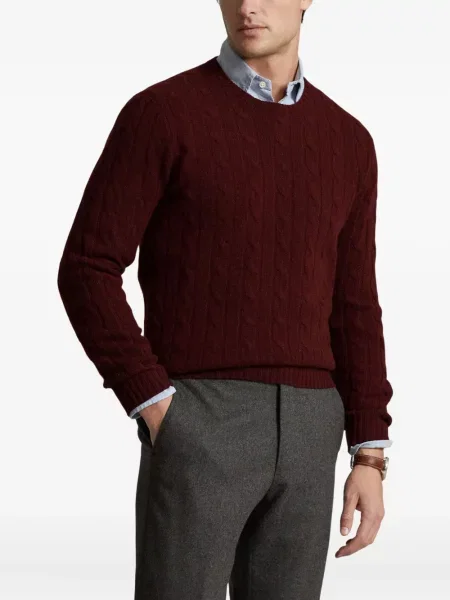 Μικρός κασκέτο Polo Ralph Lauren με χαμηλή μέση υφαίνω διαγωνίως πράσινο