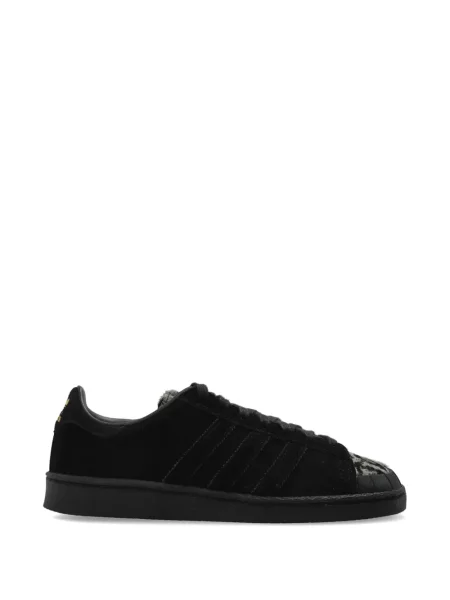 Sneakerși Adidas Spezial cu șireturi din piele cu imagine negru