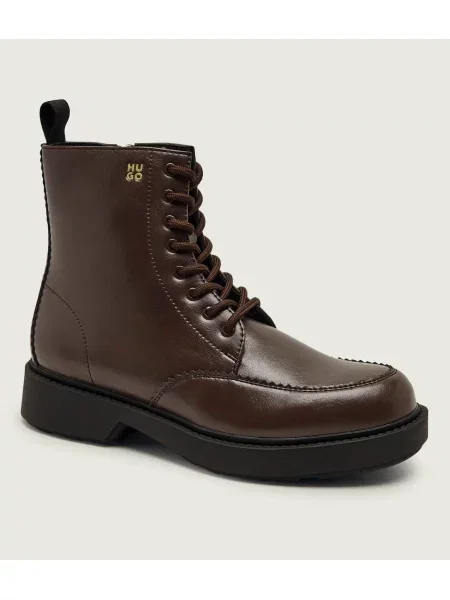 HUGO De piele botine Angey_LuBoot_aclt maro