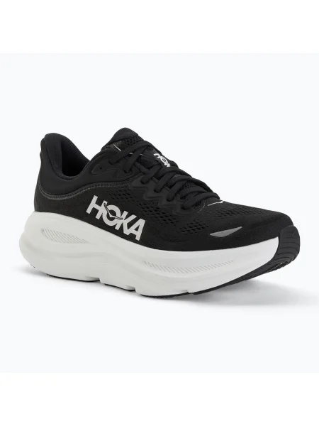 Мъжки обувки за бягане HOKA Bondi 9 Wide black/white бяло