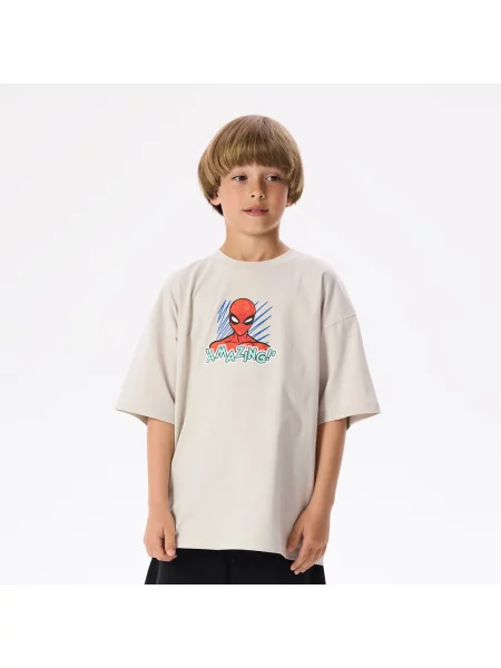 Reserved Tričko Spider-Man světle šedá