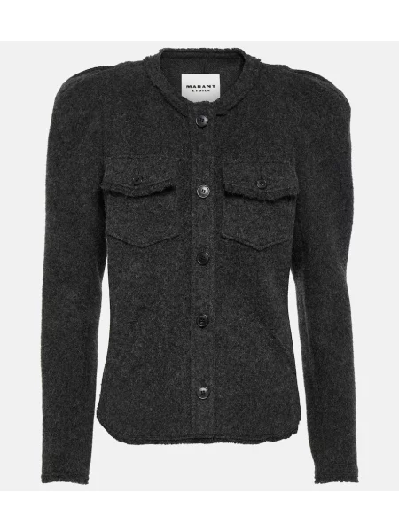 Geacă Marant Etoile din tweed gri