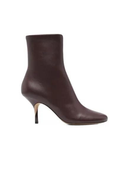 Botki Jacquemus skórzane czerwone