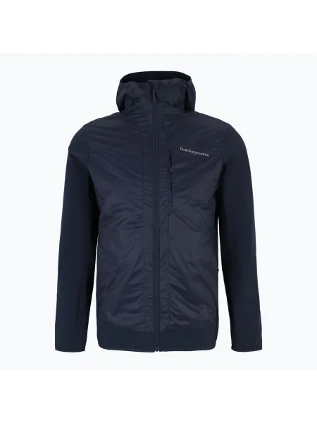 Мъжко яке Peak Performance Radiance Hybrid Hood blue shadow синьо