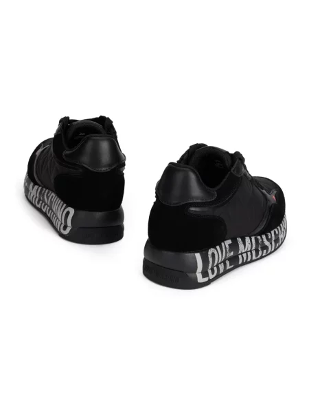 Buty do biegania Love Moschino skórzane do biegania czarne