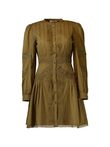 Rochie mini Ulla Johnson din dantelă verde