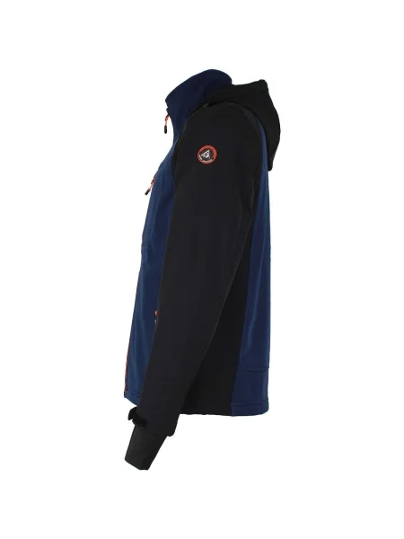 Geacă Peak Mountain softshell albastru