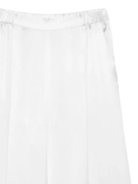 Pantaloni Carine Gilson de mătase gri