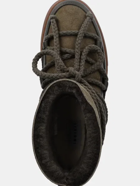 Кожаные классические сапоги Inuikii зеленые