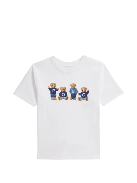 Koszulka polo dziecięca Polo Ralph Lauren biała