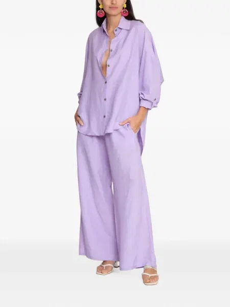 Pantaloni Amir Slama violet