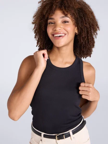 Top Animal bez rękawów czarny