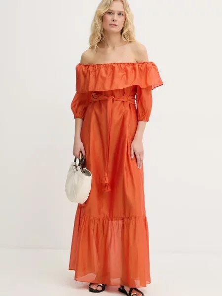 Marella Сукня з гострим вирізом з додаванням шовку AEROSI