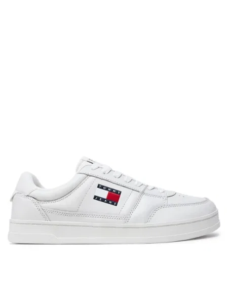 Tommy Jeans Sneakersy Tjm The Greenwich New Ess biela