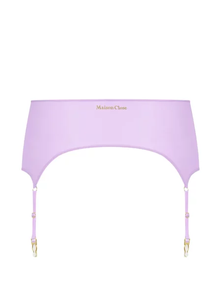 Cu centură curea Maison Close violet