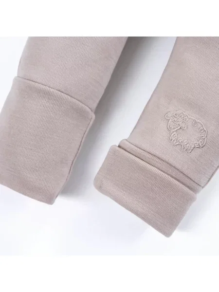 Legginsy dziecięce Eevi brązowe