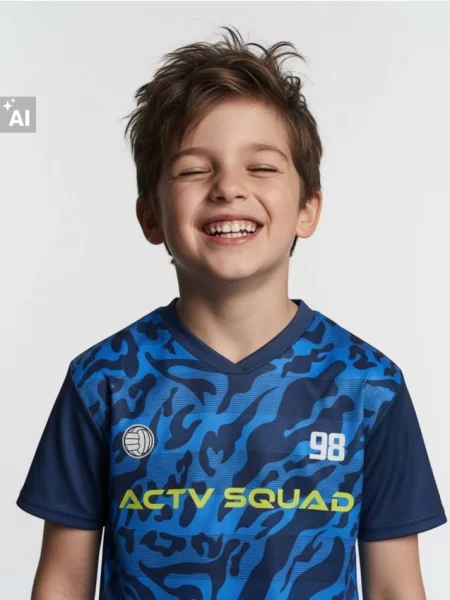 Sinsay Tričko oversized Active námořnická modrá