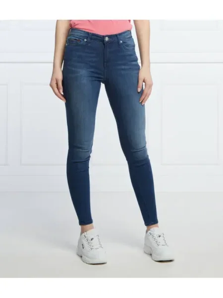 Tommy Jeans Blugi NORA | Skinny fit albastru