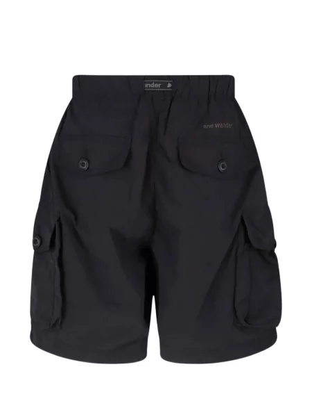 Pantaloni scurți cargo And Wander negru