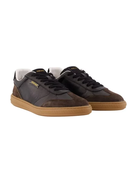 Sneakersy Versace skórzane czarne